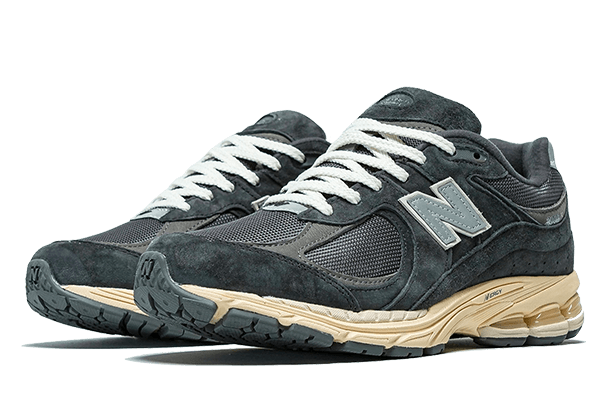 New Balance 2002R Black Dark Grey - Image 2