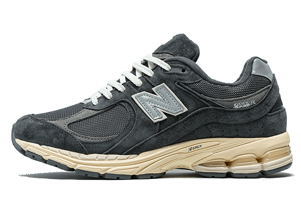 New Balance 2002R Black Dark Grey