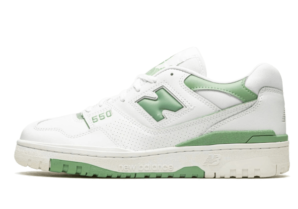 New Balance 550 White Mint Green