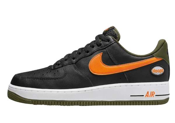 Nike Air Force 1 Low Hoops Black University Gold