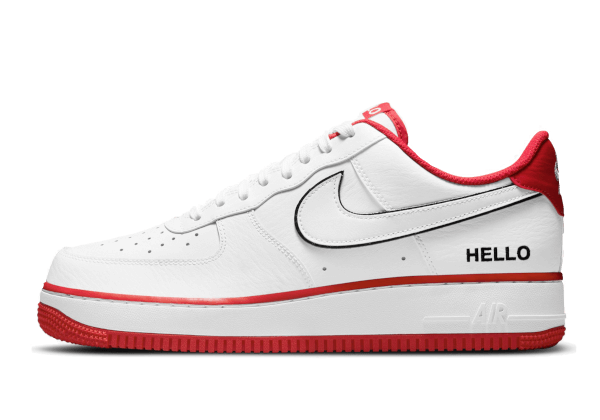 Nike Air Force 1 Low 07 Lx Hello White University Red