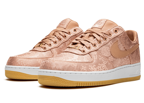 Nike Air Force 1 Low CLOT Rose Gold Silk - Image 2