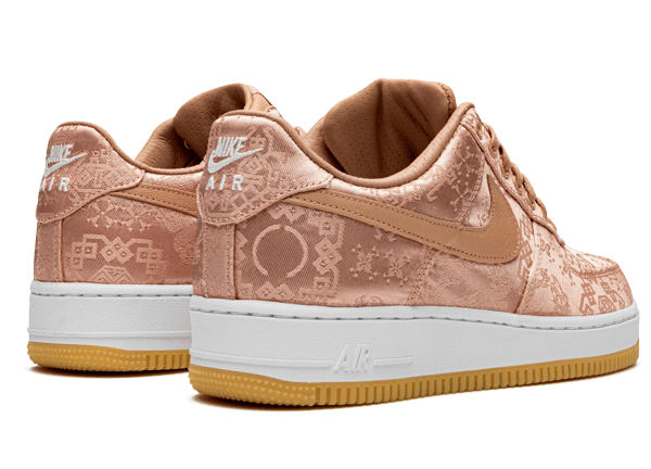 Nike Air Force 1 Low CLOT Rose Gold Silk - Image 3
