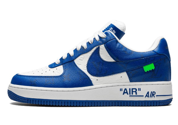 Louis Vuitton Nike Air Force 1 Low By Virgil Abloh White Royal