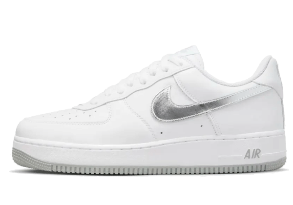 Nike Air Force 1 '07 Low Color of the Month White Metallic Silver