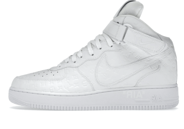 Louis Vuitton Nike Air Force 1 Mid By Virgil Abloh White