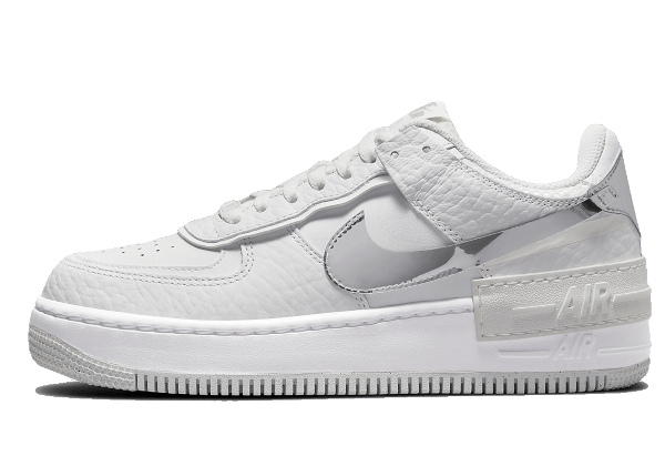 Nike Air Force 1 Shadow White Chrome
