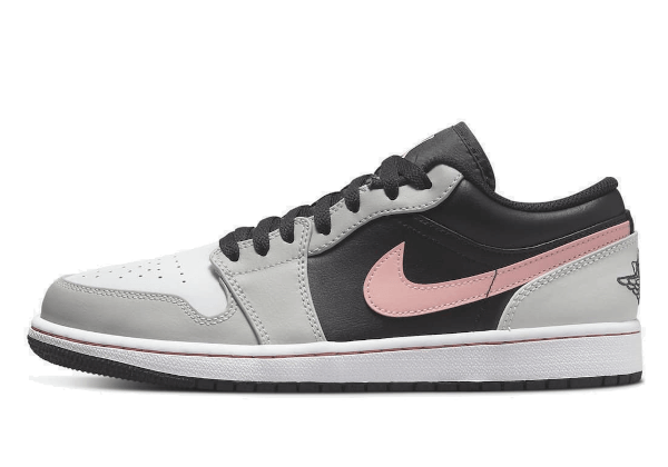 Jordan 1 Low Black Grey Pink 553558-062