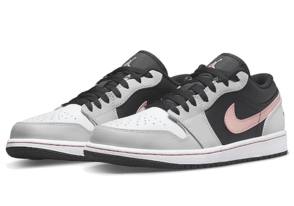Jordan 1 Low Black Grey Pink 553558-062 - Image 2