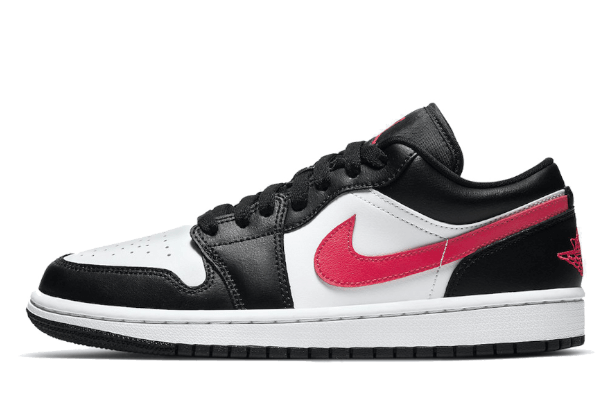 Jordan 1 Low Black Siren Red DC0774-004