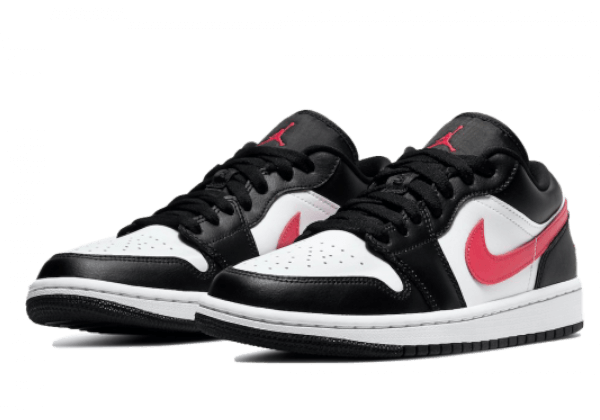 Jordan 1 Low Black Siren Red DC0774-004 - Image 2