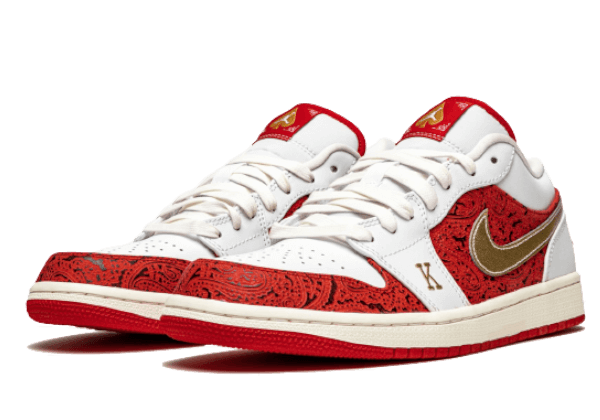 Jordan 1 Low Spades DJ5186-100 - Image 3