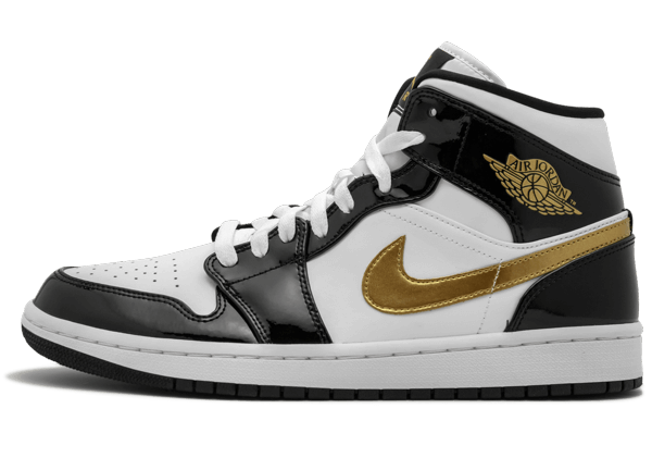 Jordan 1 Mid Black Gold 852542-007