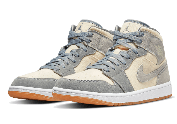 Jordan 1 Mid Coconut Milk Particle Grey DN4346-100 - Image 2