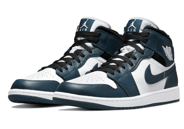 Jordan 1 Mid Dark Teal 554725-411 - Image 2