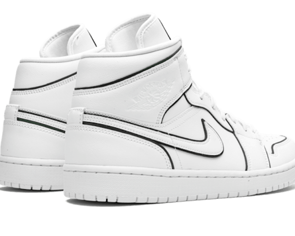 Jordan 1 Mid Iridescent Reflective White CK6587-100 - Image 3