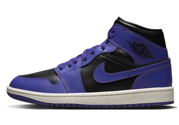 Jordan 1 Mid Purple Black BQ6472-051