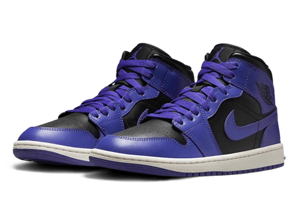 Jordan 1 Mid Purple Black BQ6472-051 - Image 2