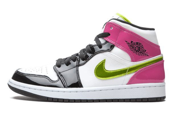Jordan 1 Mid White Black Cyber Pink CZ9835-100