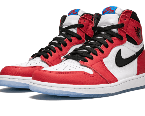 Jordan 1 Retro High Spider-Man “Origin Story” 555088-602 - Image 2