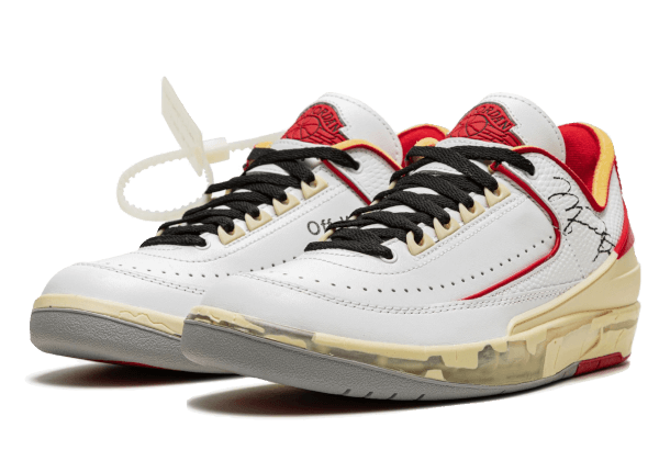 Jordan 2 Retro Low SP Off-White White Red DJ4375-106 - Image 2