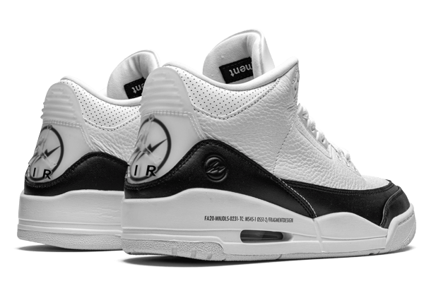 Jordan 3 Retro Fragment White Black DA3595-100 - Image 3