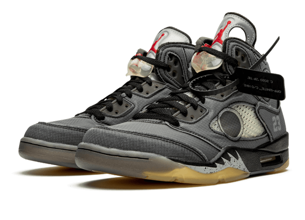Jordan 5 Retro Off-White Black CT8480-001 - Image 2