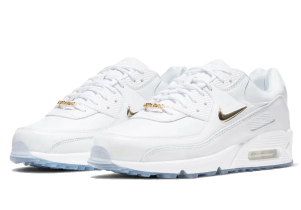 Nike Air Max 90 White Metallic Gold - Image 2