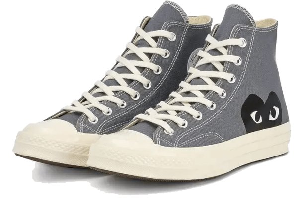 Chuck Taylor All-Star 70s Hi Comme des Garçons PLAY Steel Grey 171847C - Image 2