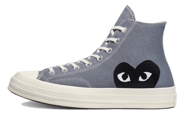 Chuck Taylor All-Star 70s Hi Comme des Garçons PLAY Steel Grey 171847C