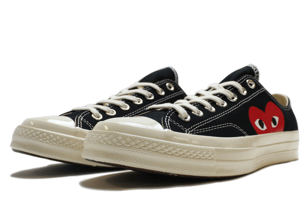 Chuck Taylor All-Star 70s Ox Comme des Garçons PLAY Black 150206C - Image 2