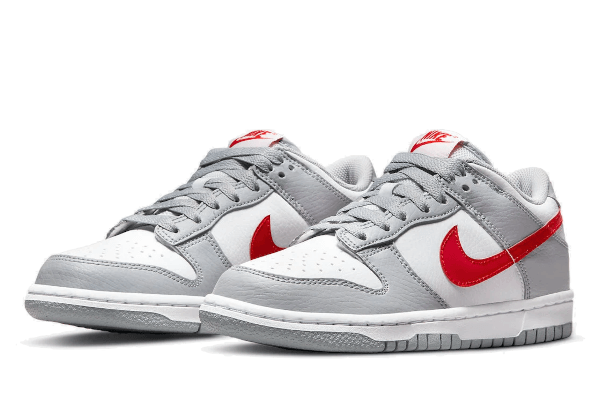 Dunk Low White Grey Red DV7149-001 - Image 2