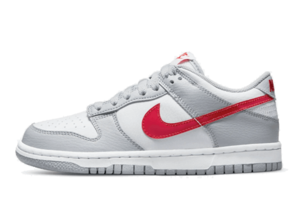 Dunk Low White Grey Red DV7149-001