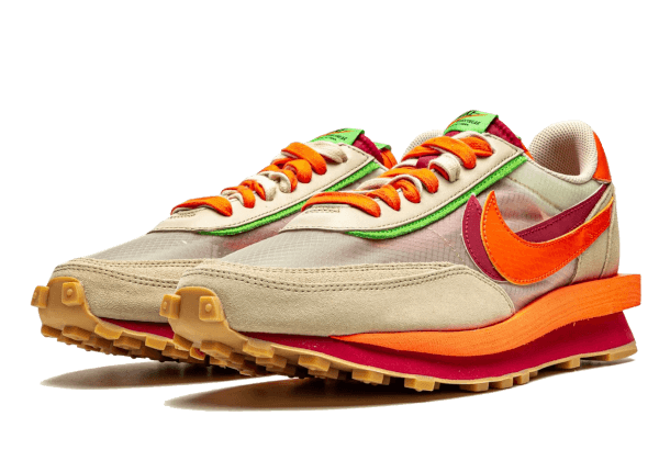 LD Waffle Sacai Clot Net Orange Blaze DH1347-100 - Image 2