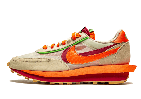LD Waffle Sacai Clot Net Orange Blaze DH1347-100