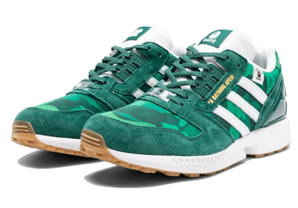 ZX 8000 Green Bape Undefeated FY8851 - Image 2