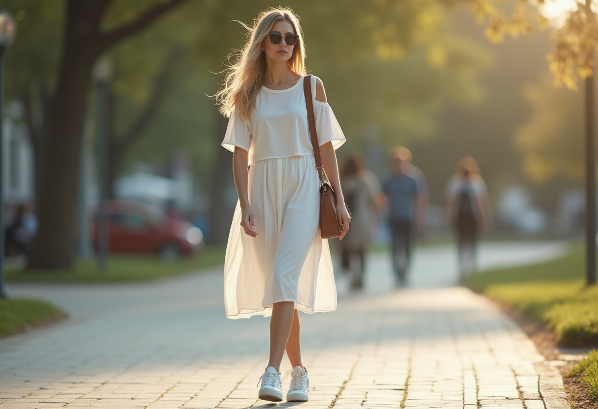 How to Style Sneakers With a Dress: The Perfect Casual-Chic Look